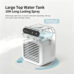 Portable Pet Special Cooling Air Conditioner Fan, Quiet Fast Cool Mini Fan for Dogs & Cats