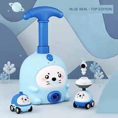 Blue Seal top edition air-powered car kit - complete balloon racer set