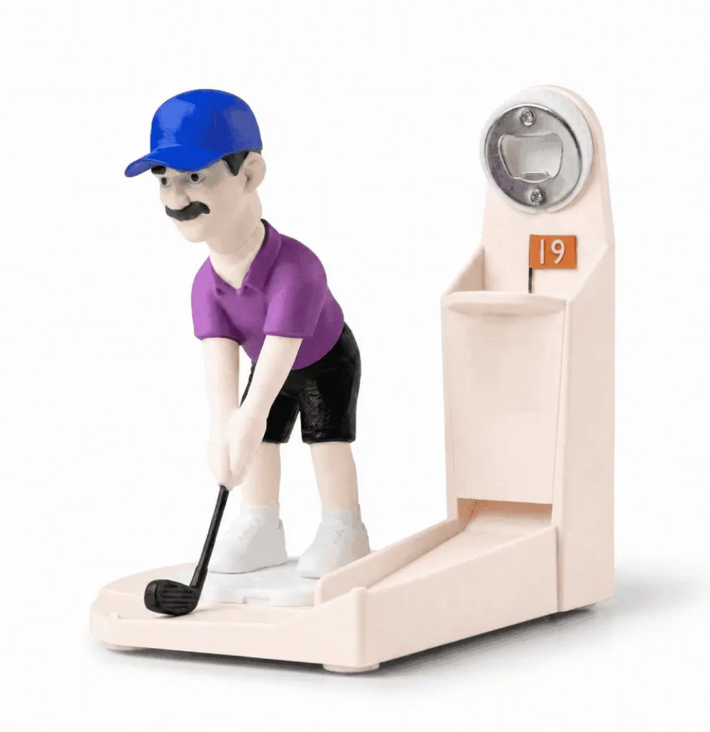 Creative golf ball bottle opener desktop decor product photo 2