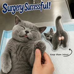Custom Pet Booty-up Balls Squishy Magnet – Personalized Cat & Dog Balls Memorial Stress Relief Magnet with Magnetic & Adhesive Mount