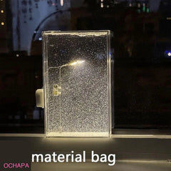 Magic snow lamp close-up - detailed lifelike snowscape scene