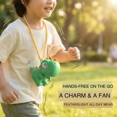 Animal mini fan close-up - 3 speed portable personal cooler detail