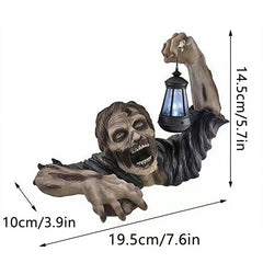 Halloween terror zombie lantern decoration for the courtyard - creating an eerie atmosphere
