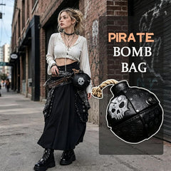 Pirate Bomb Bag - Halloween Skull Bomb Handbag