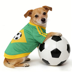 Pet supplies - Dog football clothes Lightweight and breathable sports wear with customizable names