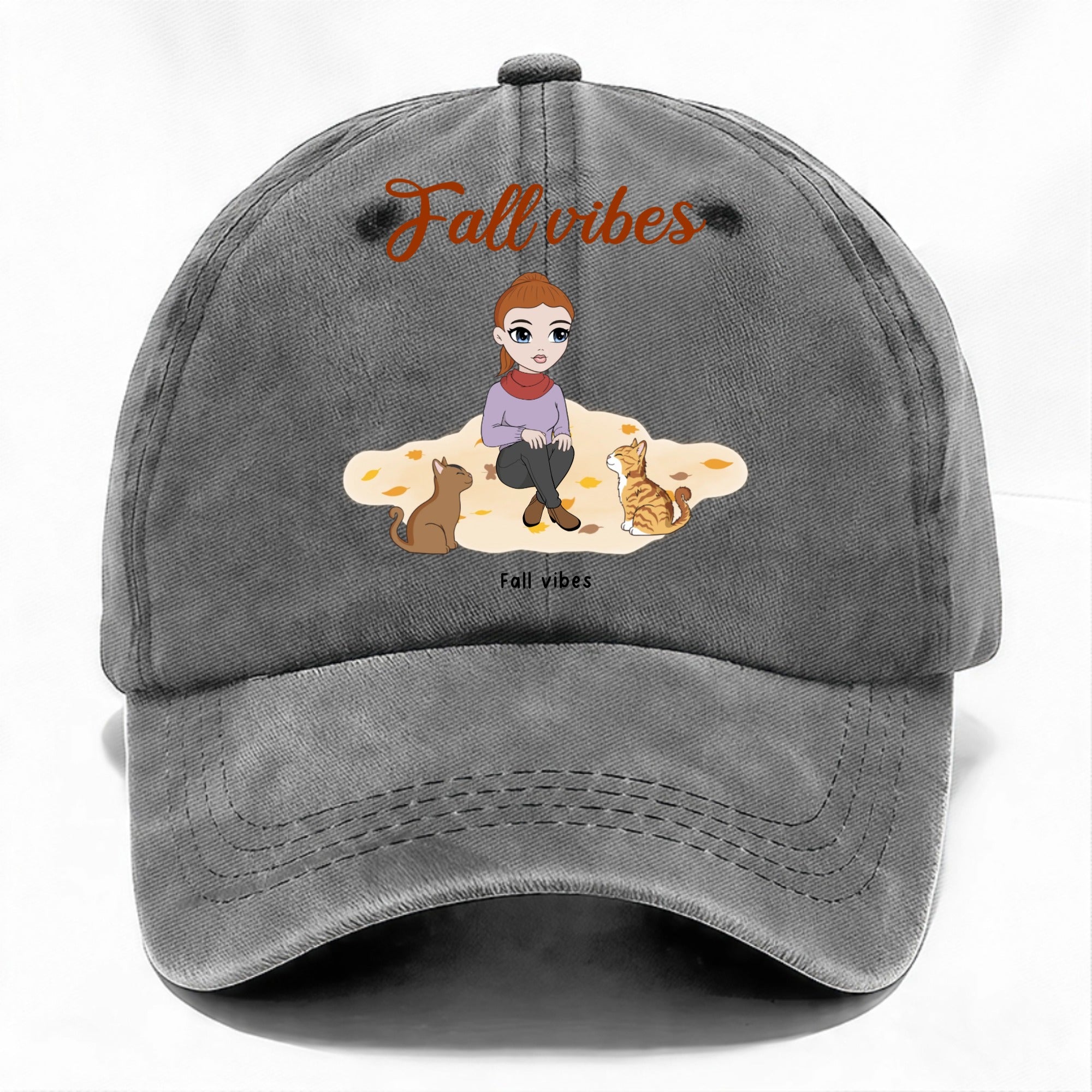 Custom Fall vibes Cap