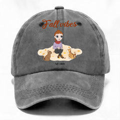 Custom Fall vibes Cap