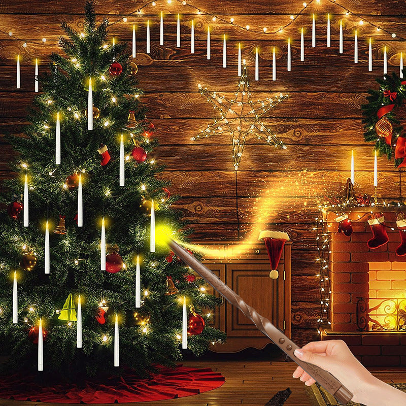 Floating remote control candle lamp - LED imitation candle. Suitable for Halloween and Christmas decorations.