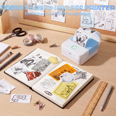 Mini Portable Bluetooth Thermal Printer | Inkless Pocket Sticker & Photo Printer for Notes, Lists & DIY Art