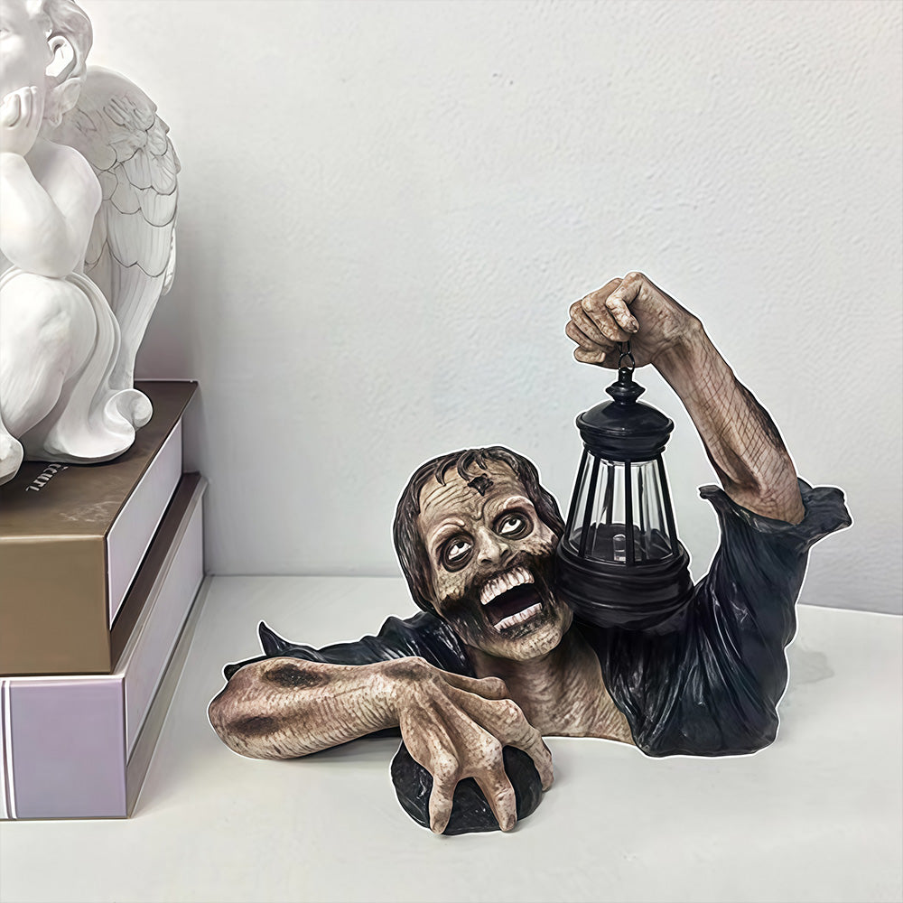 Halloween terror zombie lantern decoration for the courtyard - creating an eerie atmosphere