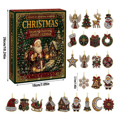 24 Days of Sparkle – Christmas Diamond Painting Advent Calendar Ornament Kit