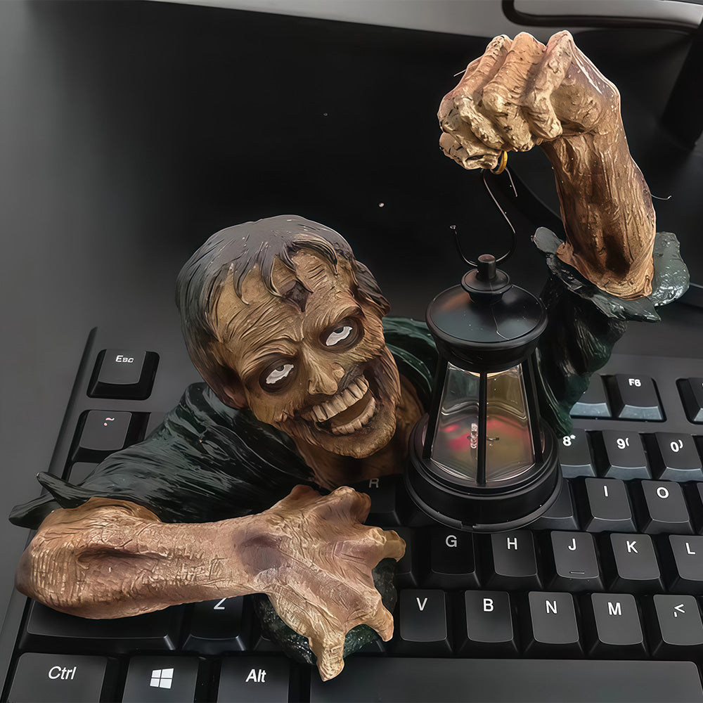 Halloween terror zombie lantern decoration for the courtyard - creating an eerie atmosphere