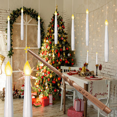 Floating remote control candle lamp - LED imitation candle. Suitable for Halloween and Christmas decorations.