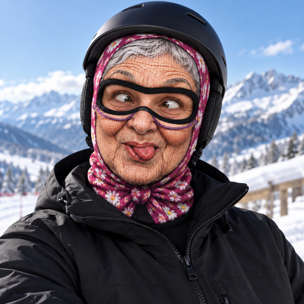 Grandma alpine balaclava - all five colorways