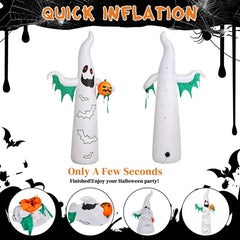 12 ft inflatable ghosts and bats - product photo 5 of 6