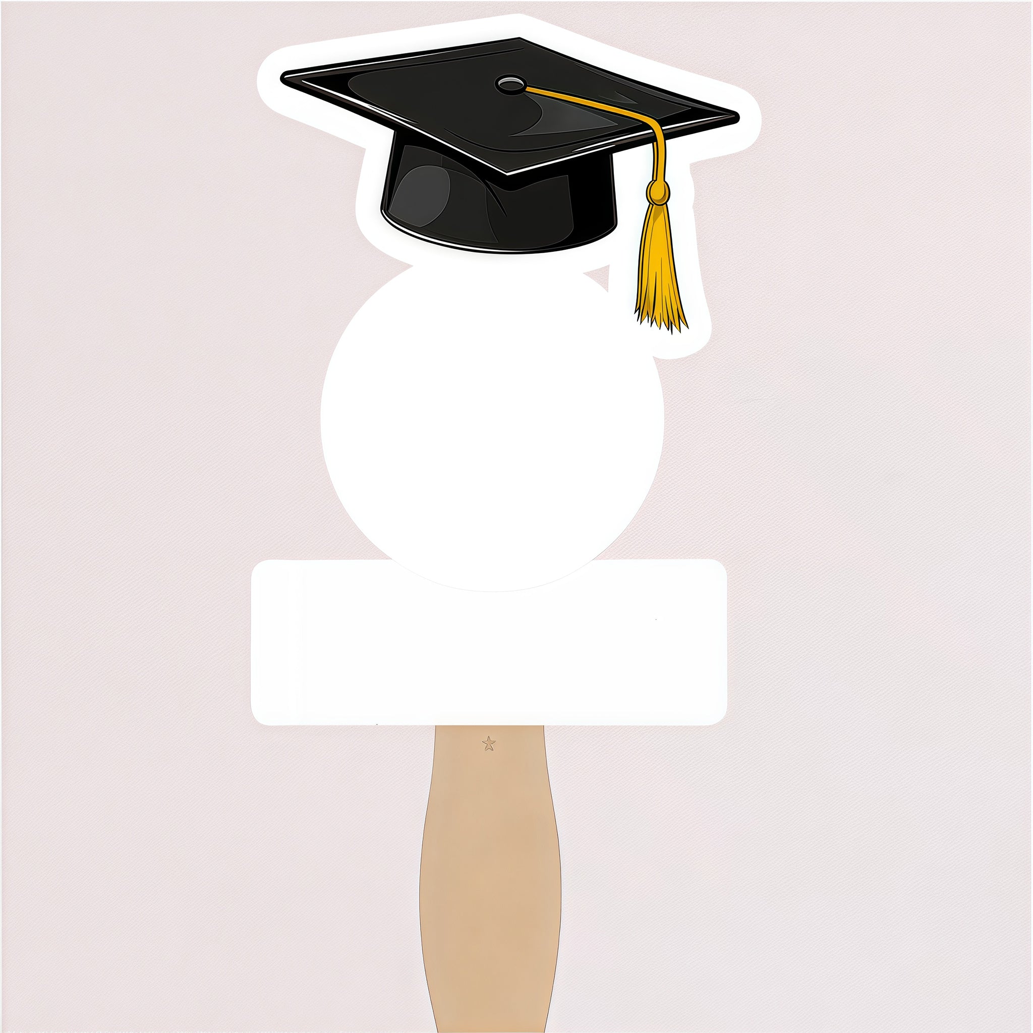 Custom Vintage Photo Graduation Gift - Personalized Graduation Fan