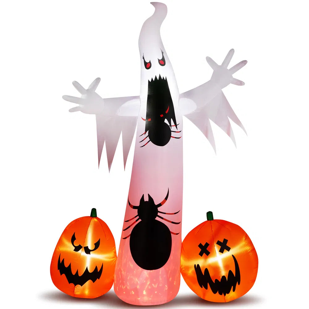 11.8 ft inflatable ghost, spider and pumpkin - product photo 6 of 6