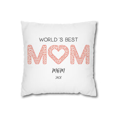 Spun Polyester Square Pillowcase