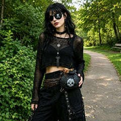 Pirate Bomb Bag - Halloween Skull Bomb Handbag