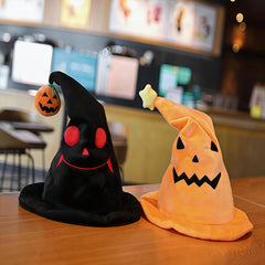 Halloween electric light-up hat, witch's hat for decoration, an interesting prank gift