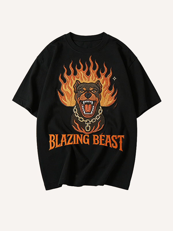 Hell Hound Comfortable Printed Short Sleeve