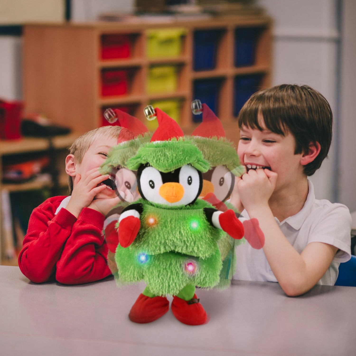 Electric Dancing Singing Plush Toy Twisting Penguin Toy Talking Interactive Mimicking Funny Songs Wiggly Dance Kid Christmas Gift