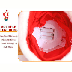 Music swaying like a Christmas hat, an interesting festive gift