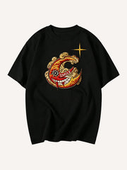 Evil Moon, Smile! Print Short Sleeve