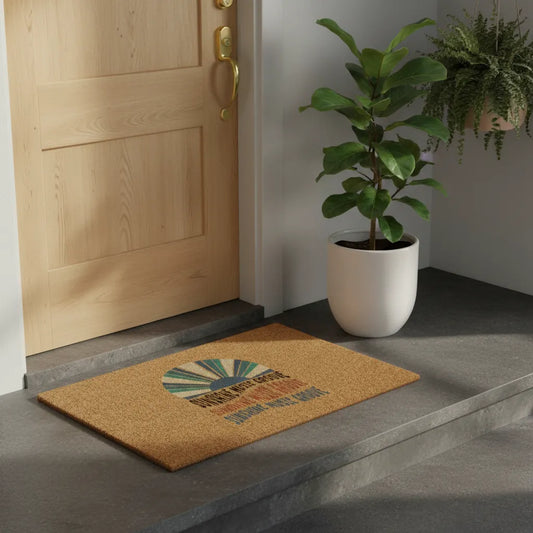 Sunshine Music Groove Doormat