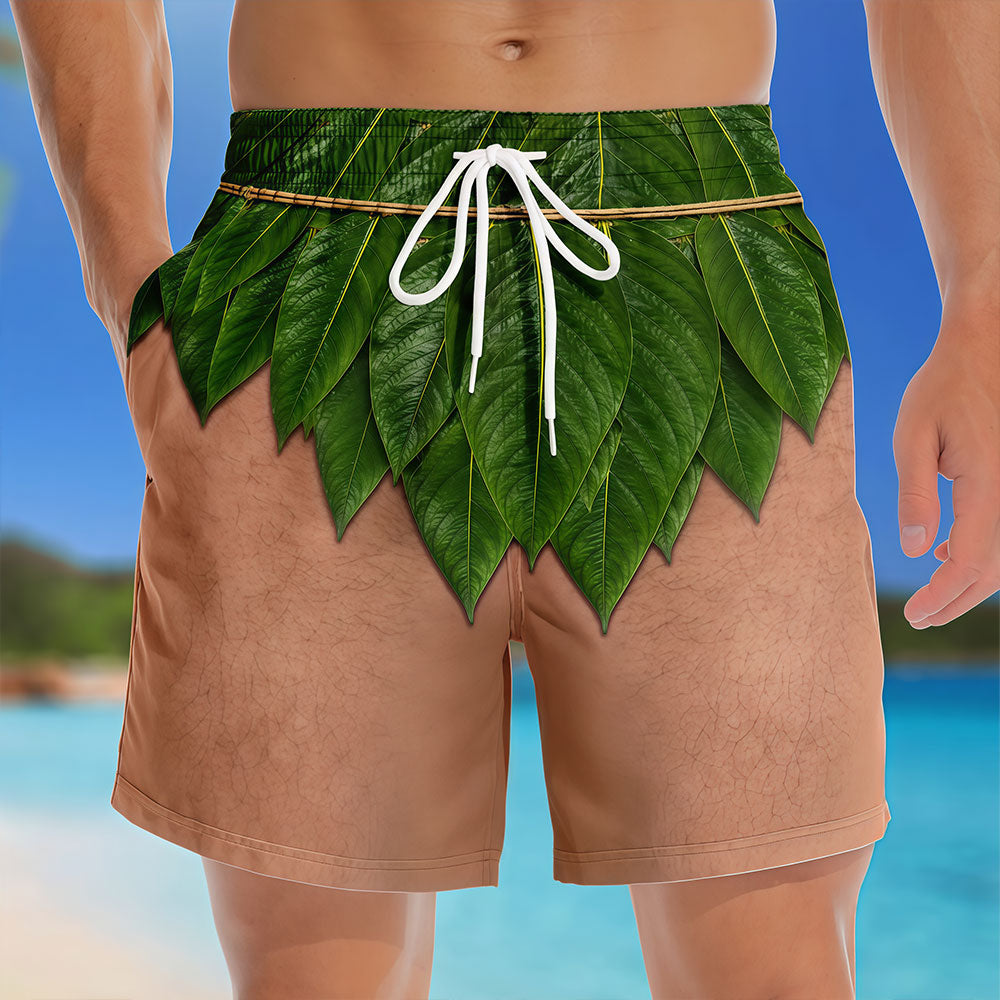 Custom Funny Men Swim Trunks - Personalized Summer Vacation And Travel Gifts For Men - Maximum Confidence