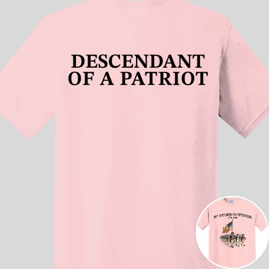 Custom Name 250 Years USA Shirt | Descendant of Patriots Front & Back Shirt | 1776–2026 Patriotic Heritage Tee