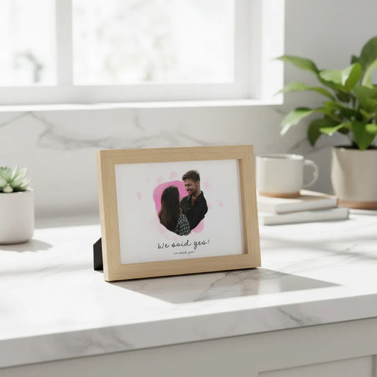 We said yes! Wooden Framed