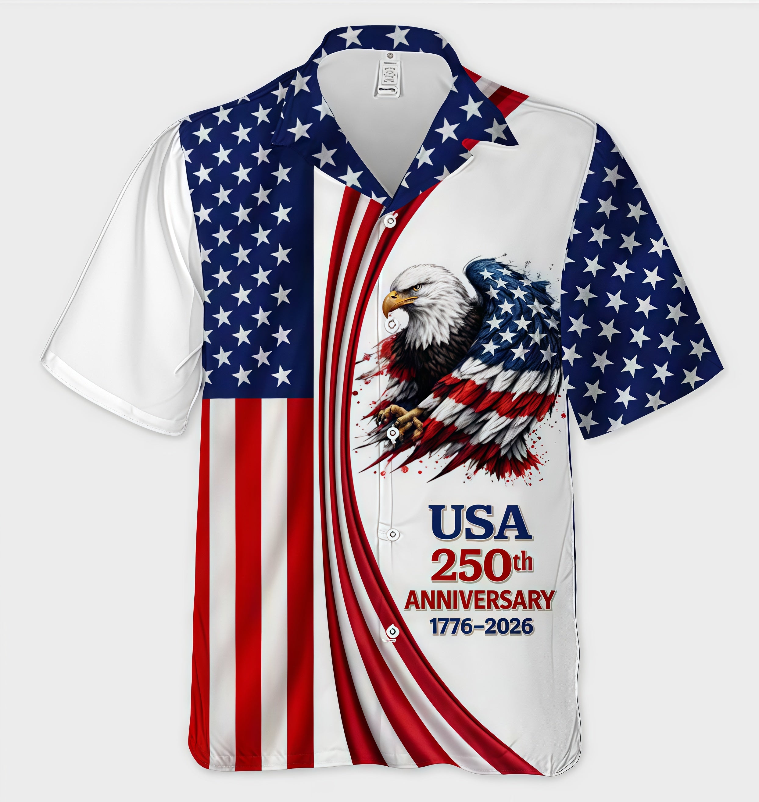 USA 250th Anniversary 1776‑2026 Eagle American Flag Patriotic Shirt