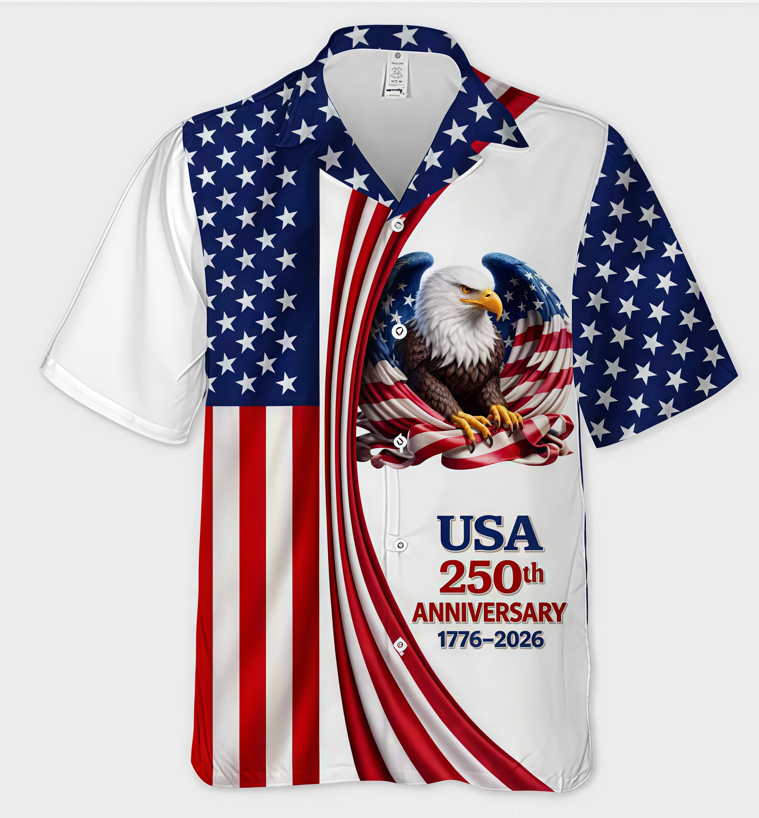 USA 250th Anniversary 1776‑2026 Eagle American Flag Patriotic Shirt