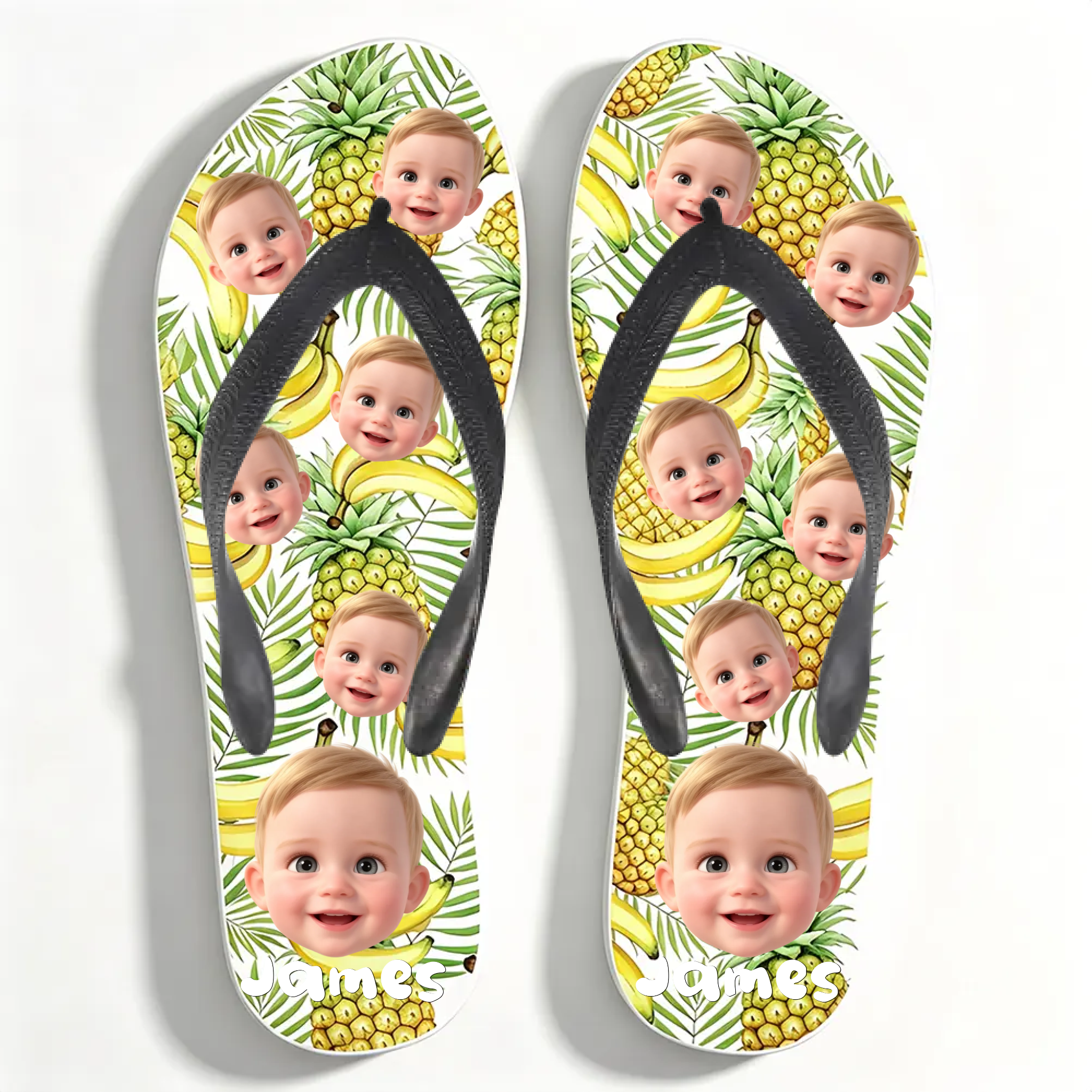 Customized flip-flops and mules - Personalize your photos - Perfect for vacation and casual wear