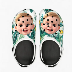 Personalized Photos - Customized Hawaiian Print Sneakers - Perfect for Vacation and Leisure