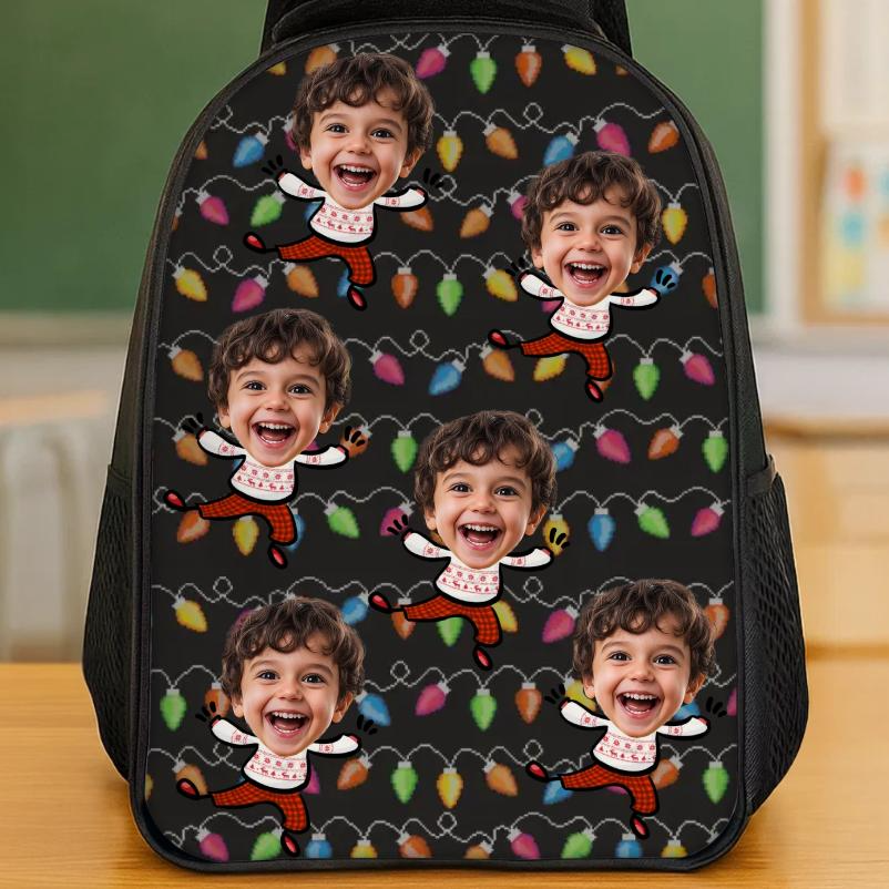 Customized Photos You Are Everything to Me - Personalized Customized Schoolbag - A Gift for Children