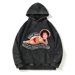 Customized sweatshirt featuring a sexy and humorous couple image- Personalized Anniversary Wedding Gifts For Husband And Wife, Him And Her – Keep Your Hands On This