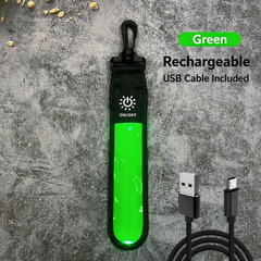 LED Backpack Safety Light, Rechargeable Glowing Hanging Light with USB Cable