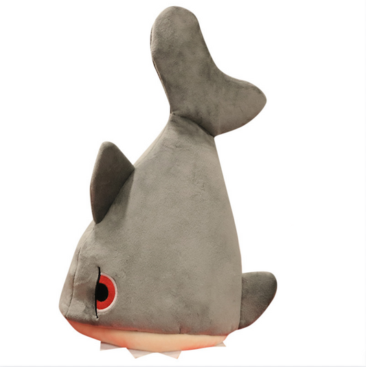 Electric plush party hat, swaying turkey legs and shark tails. A funny costume prank hat suitable for Halloween and Thanksgiving.