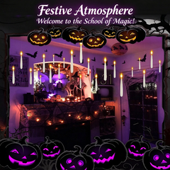 Floating remote control candle lamp - LED imitation candle. Suitable for Halloween and Christmas decorations.