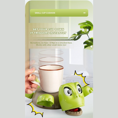 Surprise Pop-up Turtle Prank Cup Coaster, Funny Scare Toy