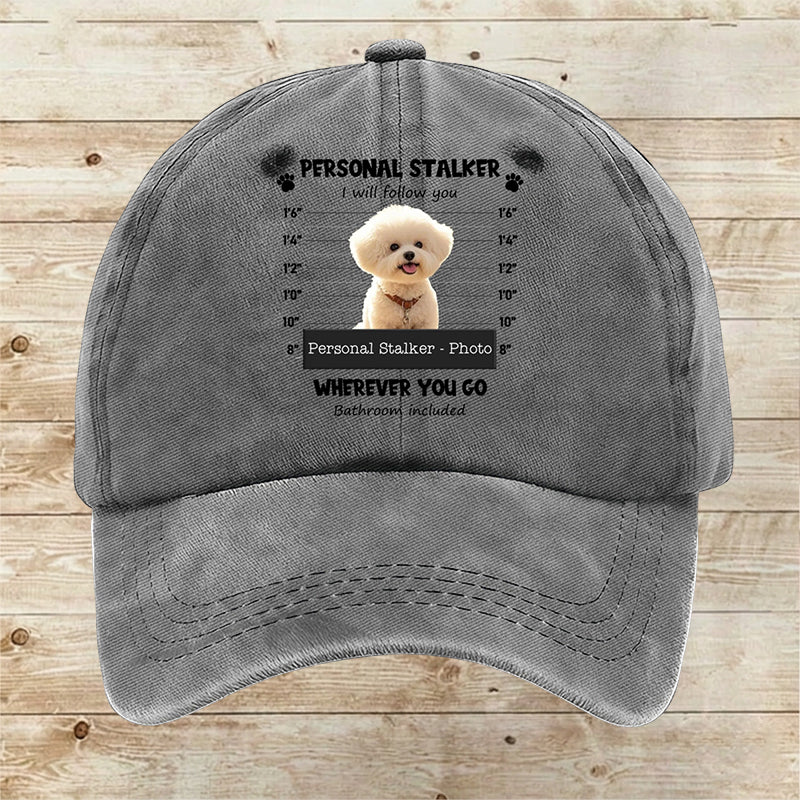 Custom Little dog, I will follow you wherever you go Cap