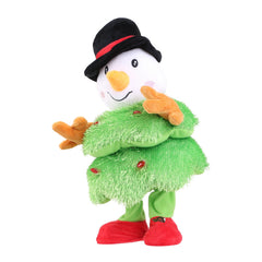 Electric Dancing Singing Plush Toy Twisting Penguin Toy Talking Interactive Mimicking Funny Songs Wiggly Dance Kid Christmas Gift