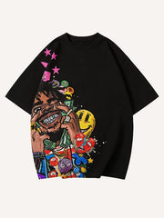 Street Rapper Guy Comfortable Printed Short Sleeve