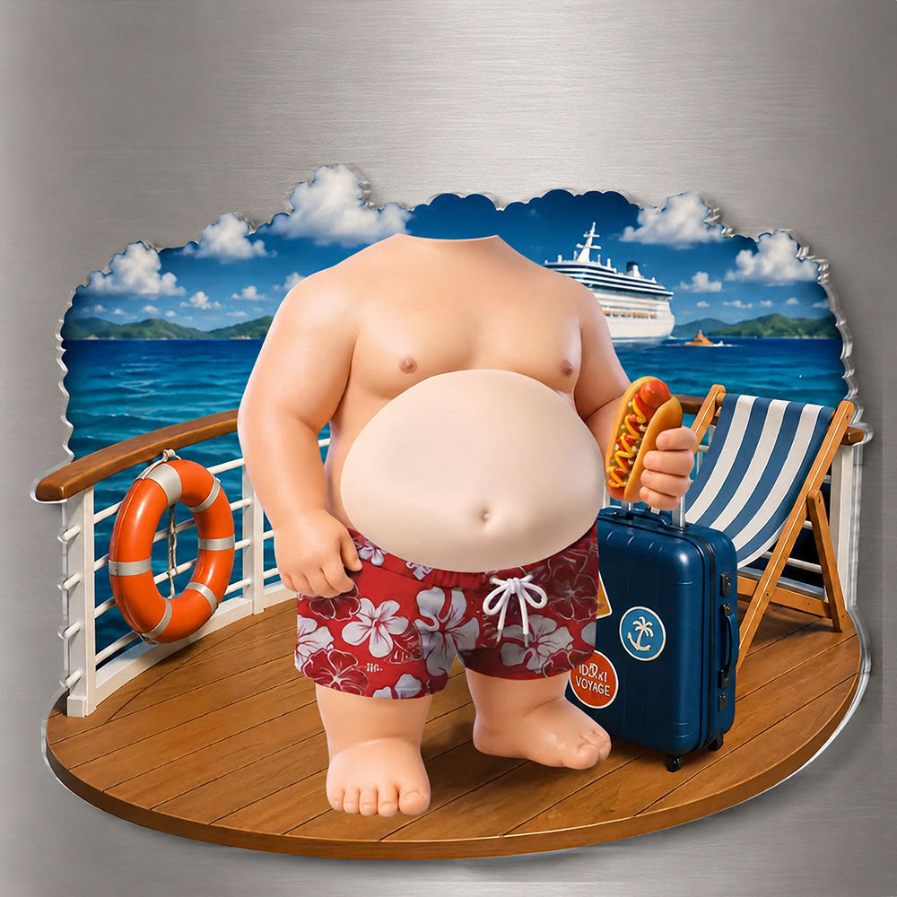Living the Deck Life- Personalized Fridge Magnet