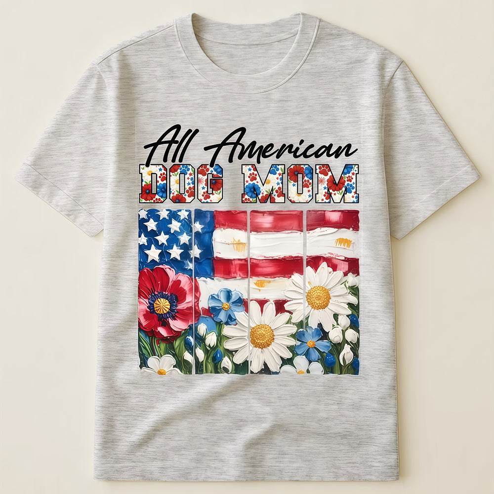 All American Dog Mom- Personalized Shirt