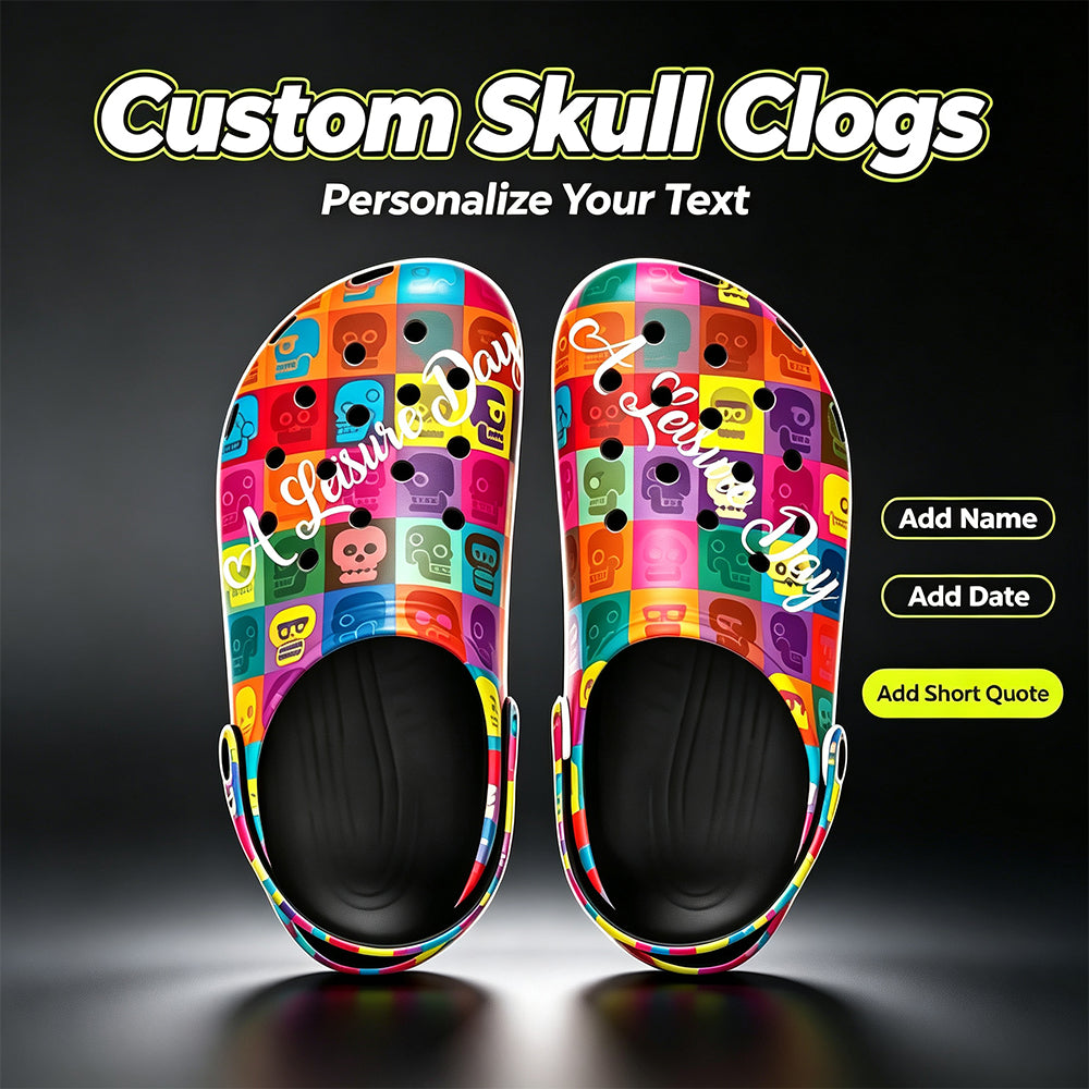 Personalized Content-printed slip-on shoes - perfect for beach and casual outings