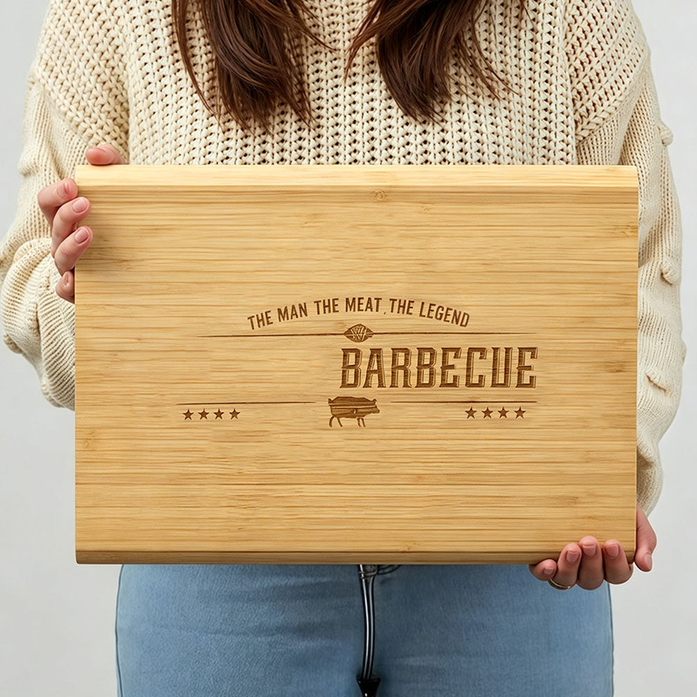 BBQ Boss Personalized Bamboo Cutting Board
