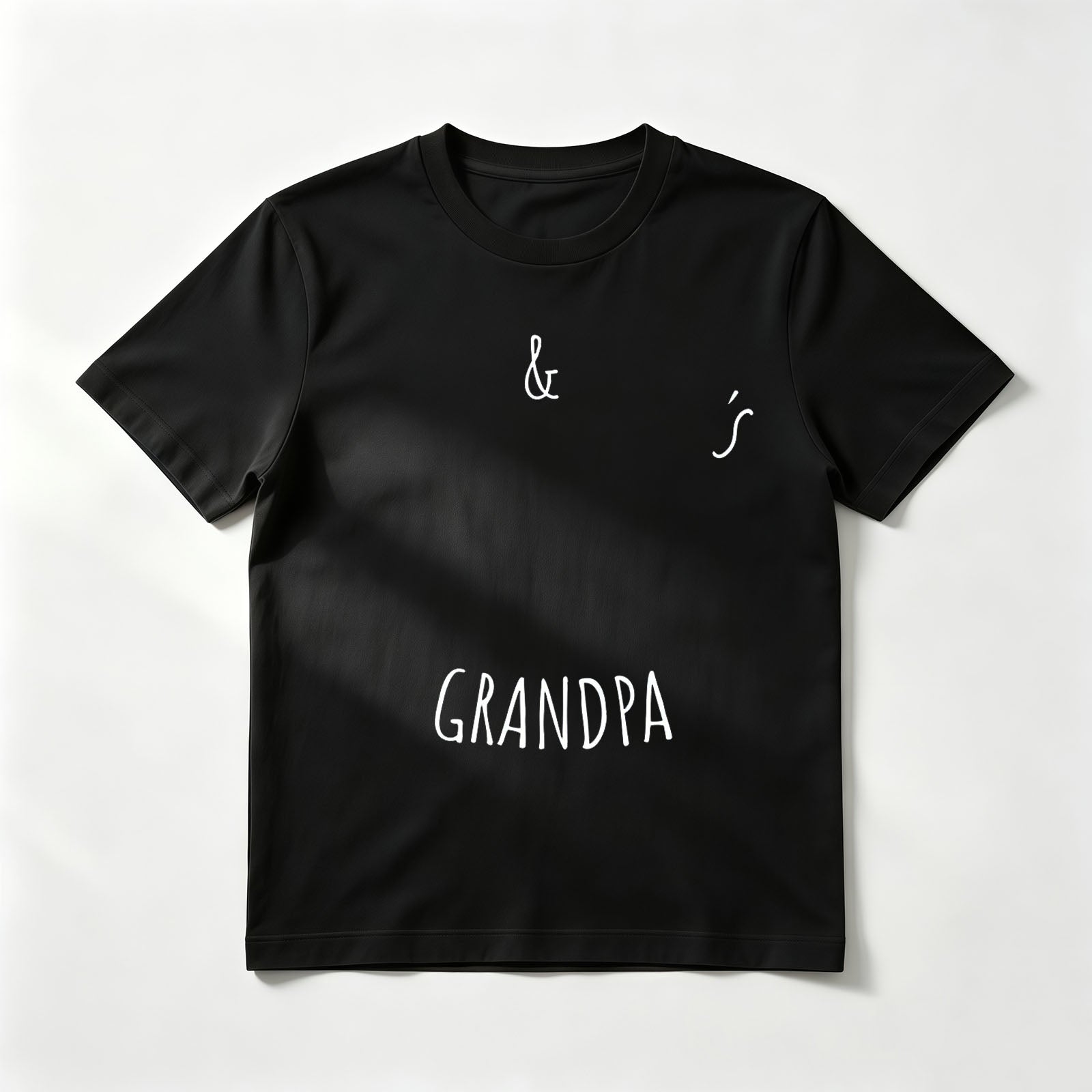 Custom "Grandpa's" Minimalist Handwriting T-Shirt